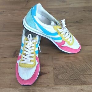 Gola Women's Sneakers Tennis Shoes US 10 EURO 41 Pink Blue Green Yellow